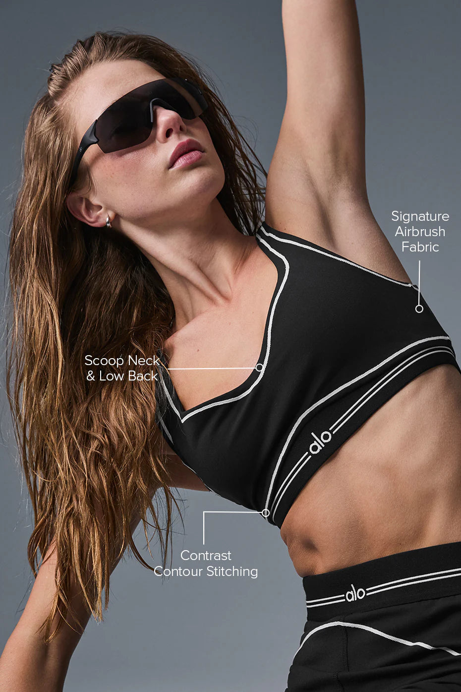 Alo™ Airbrush Heart Throb Legging